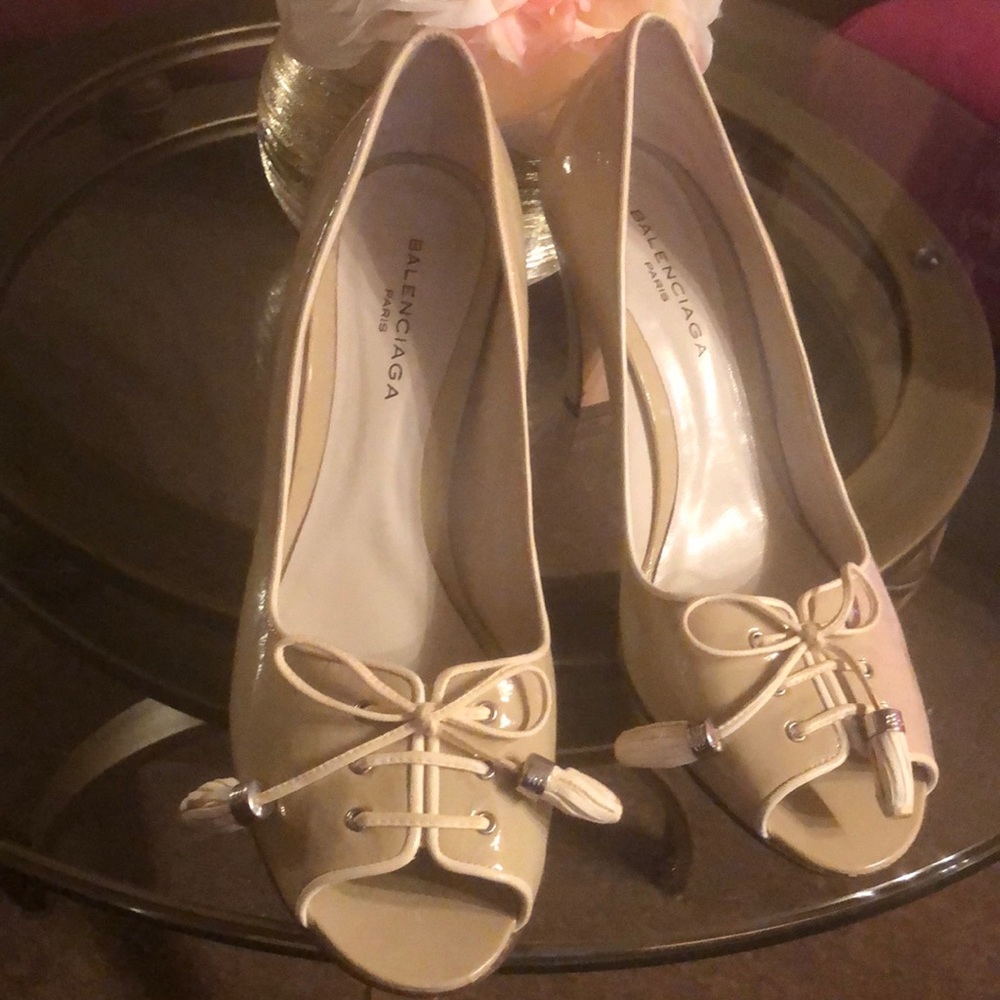 Balenciaga Heels Nude